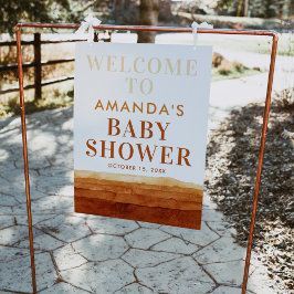 Póster Signo de bienvenida del desierto de Terracotta Boh