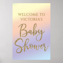 Signo de bienvenida del niño niño Chica arcoiris