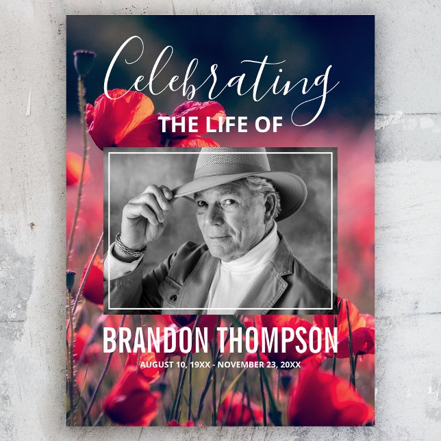 Póster Signo de bienvenida funeraria Poster conmemorativo (Subido por el creador)