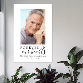 Póster Signo de bienvenida funicular simple de presupuest