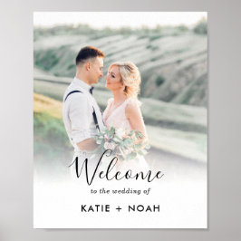 Póster Signo de bienvenida Minimalista simple y moderno