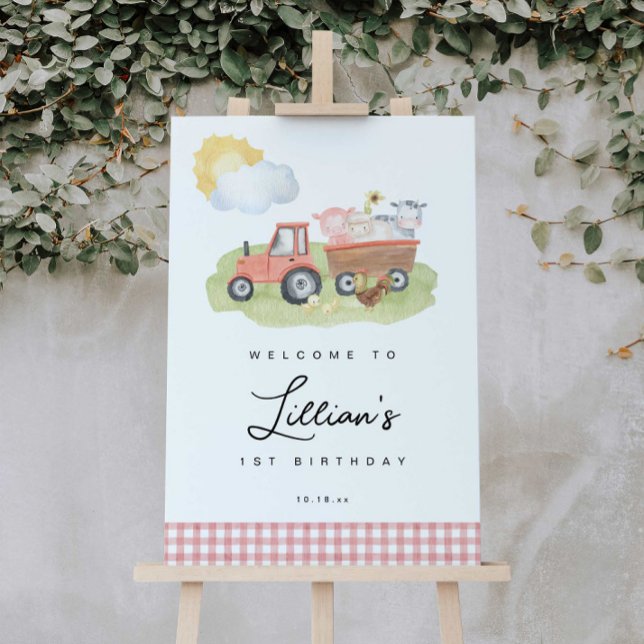 Póster Signo de bienvenida para animales de granja chica (Subido por el creador)