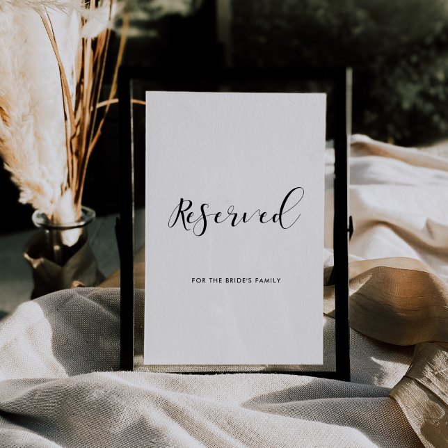 Póster Signo de boda personalizado reservado (Subido por el creador)