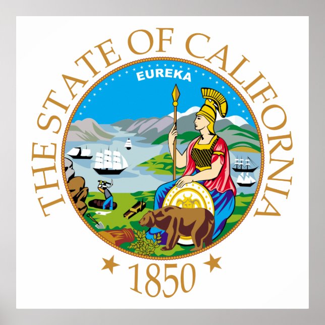 Póster Signo de California (Frente)