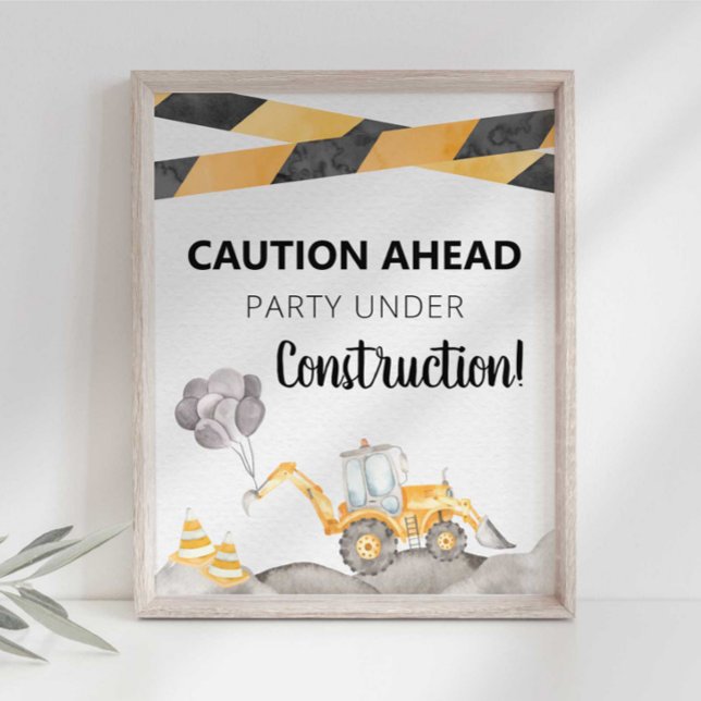 Póster Signo de fiesta en construcción (Subido por el creador)