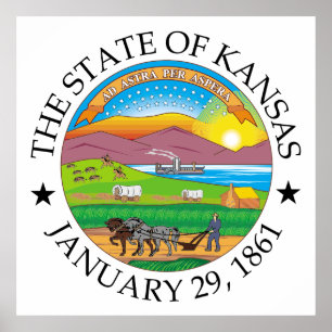 Póster Signo de Kansas