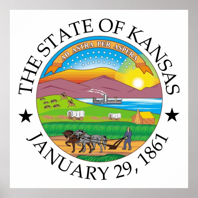 Póster Signo de Kansas (Frente)