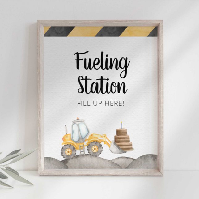 Póster Signo de la fiesta de la estación de combustible d (Subido por el creador)