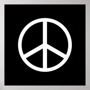 Póster Signo de la paz