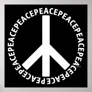 Póster Signo de paz