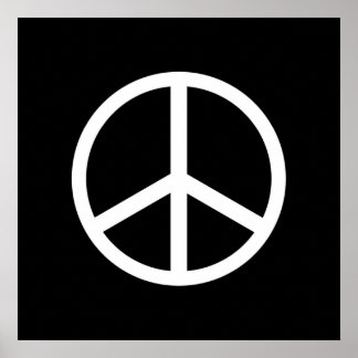 Póster Signo de paz