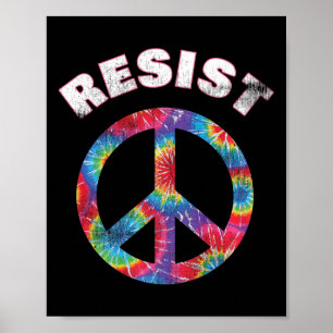 Póster Signo de paz sutil protesta pacífica resiste