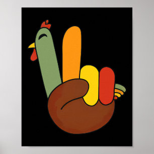Póster Signo de paz Turquía ofrece divertida coincidencia