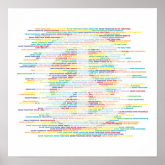 Póster Signo de PAZ - ÚNANSE