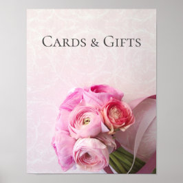 Póster Signo de rinoceronte rosado