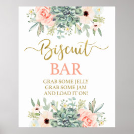 Póster Signo de suculentos de Biscuit Bar