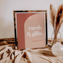 Signo de tarjetas y regalos de arco de barca de du