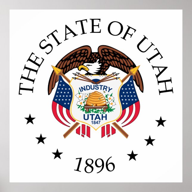 Póster Signo de Utah (Frente)