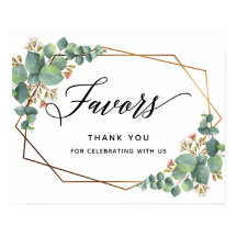 Signo del Favor de la Boda del marco dorado Eucaly