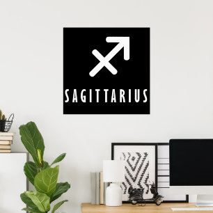 Póster Signo Sagittarius zodiac
