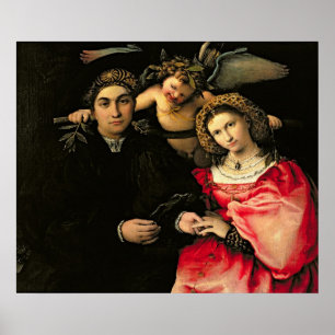 Póster Signor Marsilio Cassotti y su esposa, Faustina
