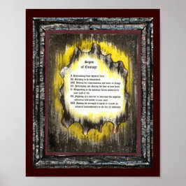 Póster Signs of Courage