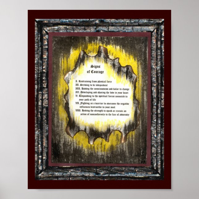 Póster Signs of Courage (Frente)