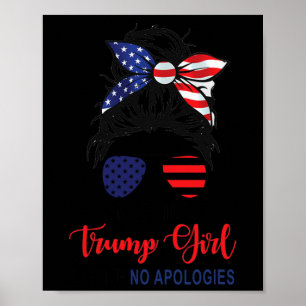 Póster Sigo siendo Chica de Trump y no hacer patriotas a 