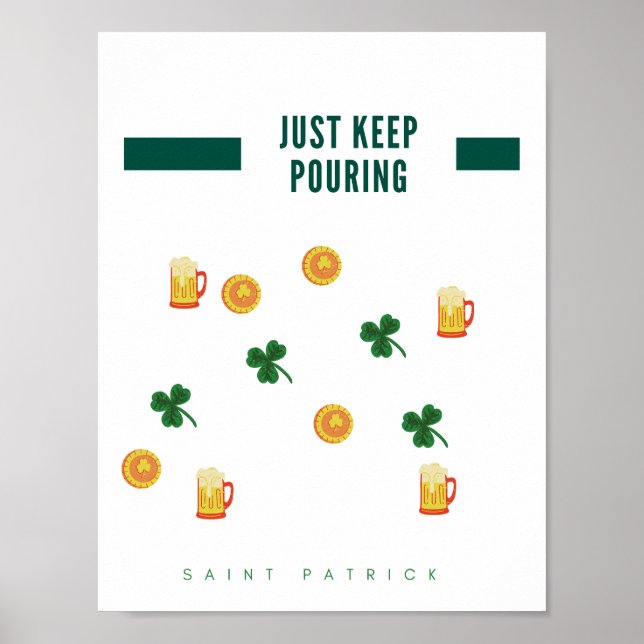 Póster Sigue Dando "Día de San Patricio" (Frente)