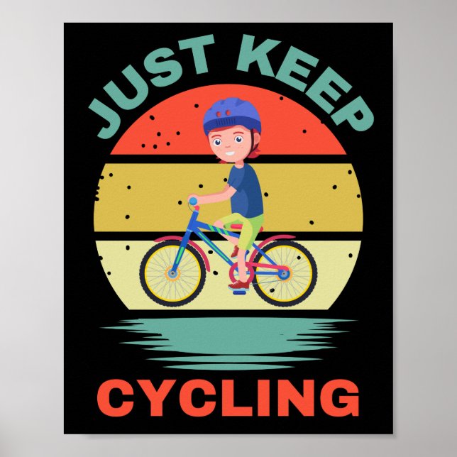 PÓSTER SIGUE PEDALEANDO (Frente)