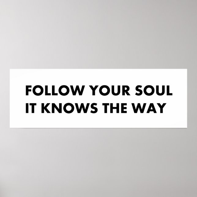 Póster Sigue tu alma (Frente)