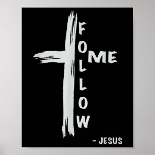 Póster Sígueme Jesús Religioso Cristiano