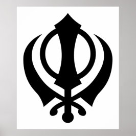 Póster Sikh Khanda