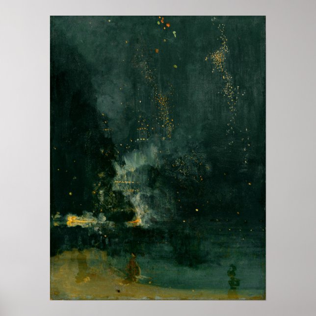 Póster Silbador - El cohetes que cae (Frente)