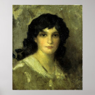 Póster Silbador - Jefe De Una Joven Mujer