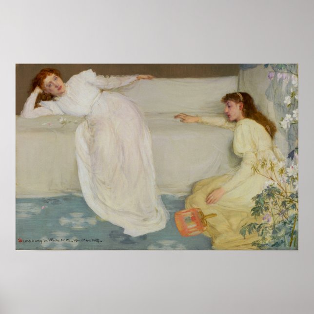 Póster Silbador - Sinfonía en blanco (Frente)