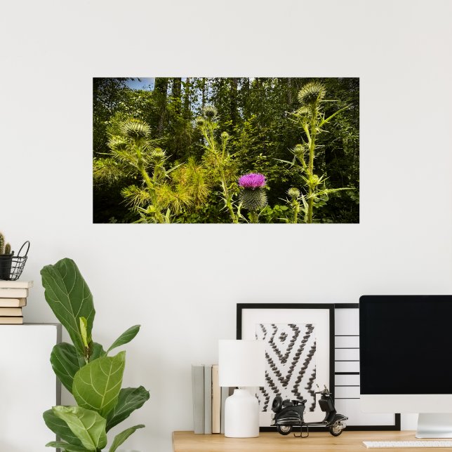 Póster Silbato, (Oficina en casa)