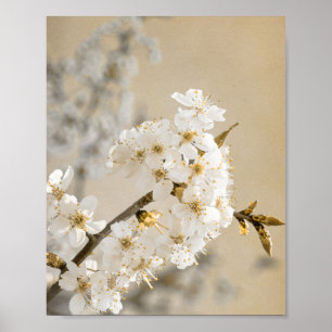 Póster Silbato de Susurros Florales Despliega Flores De C