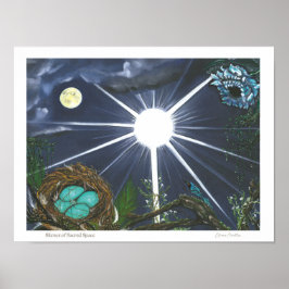 Póster Silence of Sacred Space