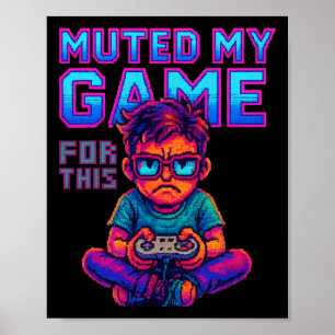 Póster Silenciaron mi juego por este divertido videojuego