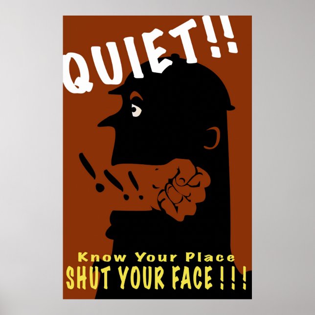 Póster ¡¡Silencio!! (Frente)