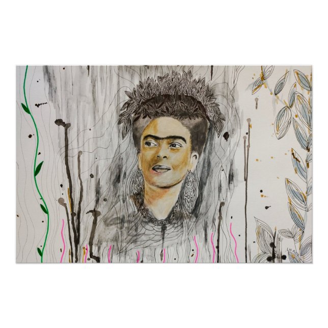 Póster Silêncio e Cor (Anverso)