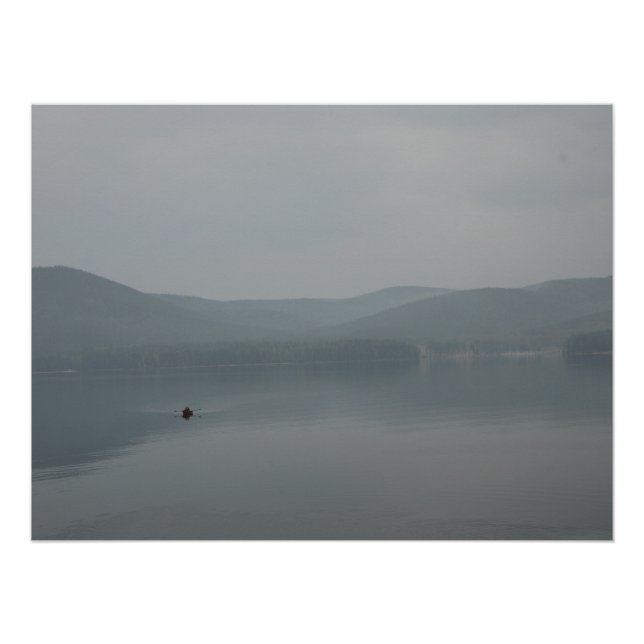 Póster Silencio Mínimo del Lago (Anverso)