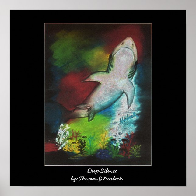 Póster Silencio profundo por Thomas J Norbeck (Frente)