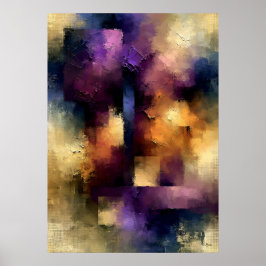 Póster Silencio Violeta Shibui Texturizado Inspirado en J