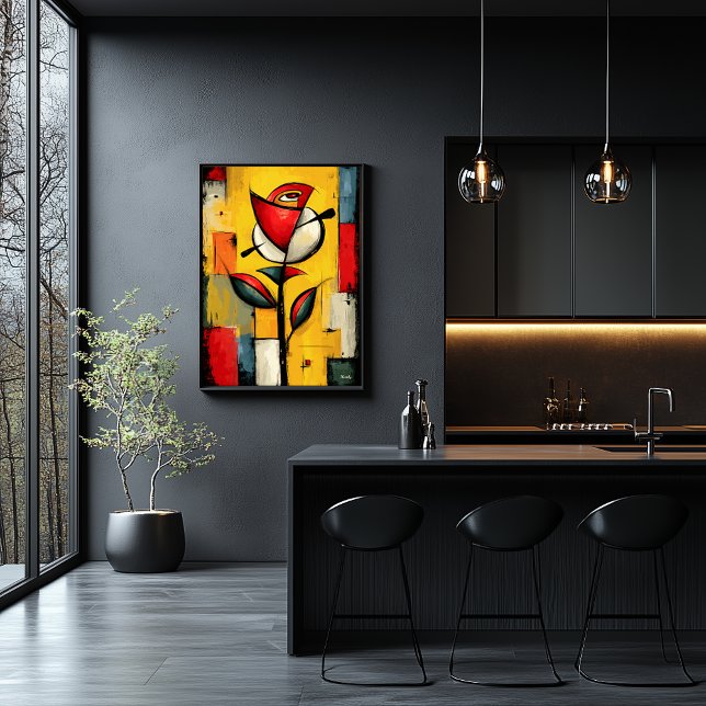 Póster Silent Bloom — Contemporary Abstract Expressionism (Subido por el creador)