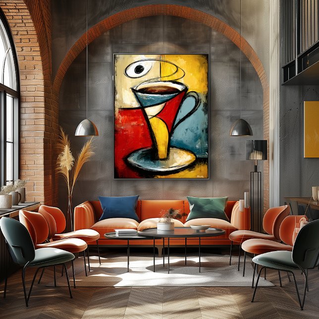 Póster Silent Brew — Contemporary Abstract Expressionism (Subido por el creador)