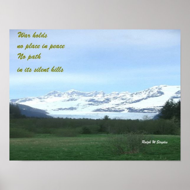 Póster Silent Hills, poster de la paz (Frente)