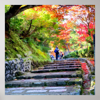 Póster Silent Passage — 道 (The Path)  Wabi-Sabi Photo