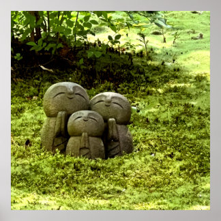 Póster Silent Passage — Japanese Wabi-Sabi Harmony Photo 